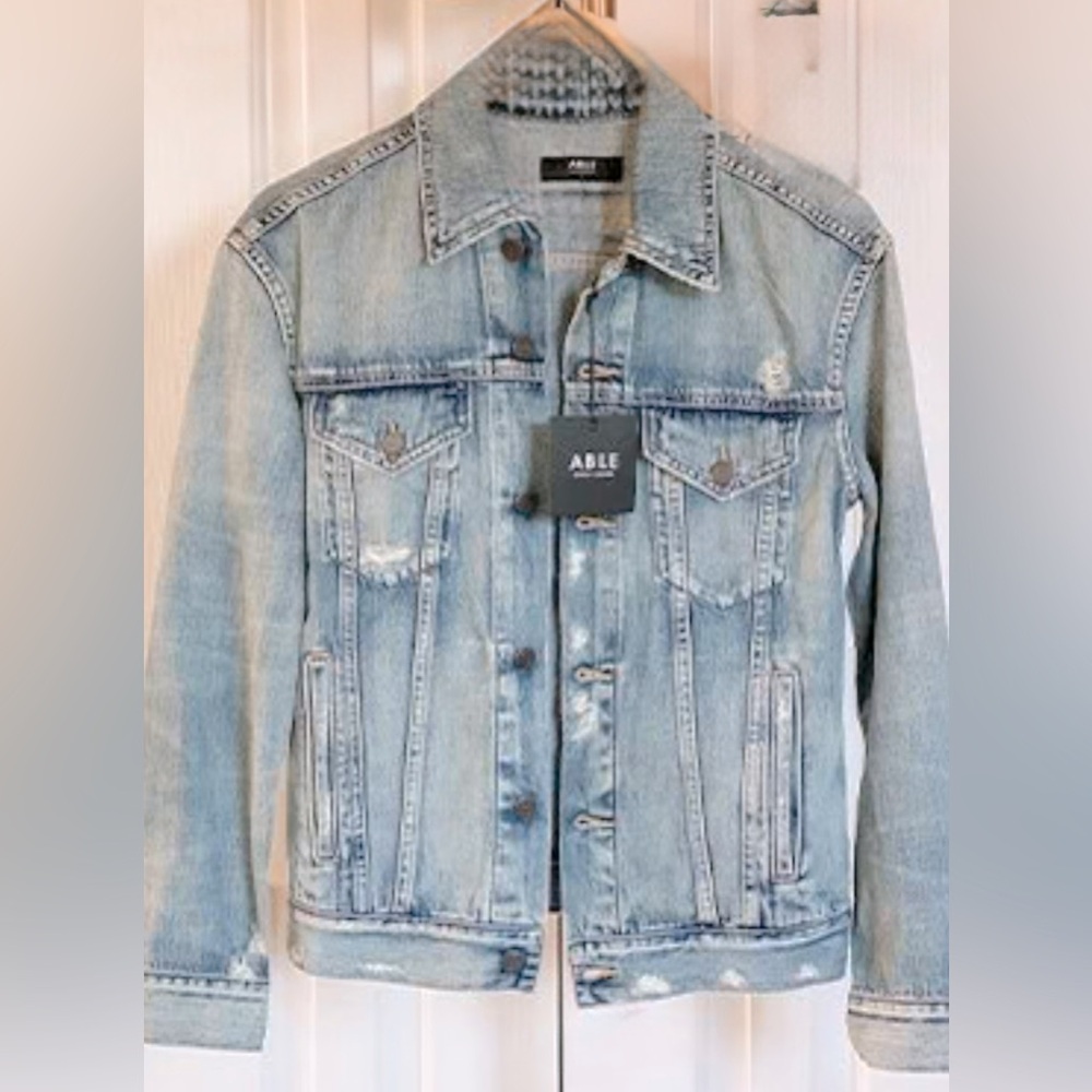 NWT authentic  ABLE Merly Denim Jackef